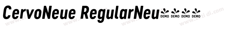 CervoNeue RegularNeu字体转换